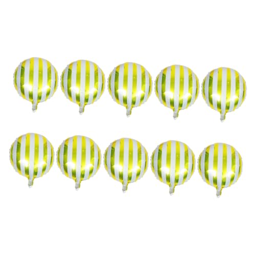 MUELODSIC 10 Stück Runde Gestreifte Luftballons in Candy Farben Vielseitige Partydeko für Geburtstag Hochzeit und Zuhause Natürliche Farbtöne als Fotorequisite und Wanddekoration MUELODSIC 10 Stück Runde Gestreifte Luftballons in Candy Farben Vielseitige Partydeko für Geburtstag Hochzeit und Zuhause Natürliche Farbtöne als Fotorequisite und Wanddekoration von MUELODSIC