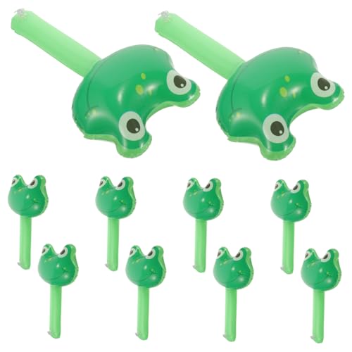 MUELODSIC 10 Stück Teiliges Aufblasbarer mit Glocke Lustiges Partyspielzeug in Frosch design Sicherer Spielspaß für Kindergeburtstag Pool Themenpartys Vielseitiges Kostümzubehör MUELODSIC 10 Stück Teiliges Aufblasbarer mit Glocke Lustiges Partyspielzeug in Frosch design Sicherer Spielspaß für Kindergeburtstag Pool Themenpartys Vielseitiges Kostümzubehör von MUELODSIC
