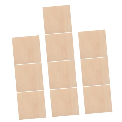 MUELODSIC 10 Stück Teiliges Dünne Holzplatten Robustem Lindenholz Unbehandelt zum Basteln Schnitzen und DIY Projekten Vielseitig Einsetzbar für Handwerk Modellbau und Brandmalerei MUELODSIC 10 Stück Teiliges Dünne Holzplatten Robustem Lindenholz Unbehandelt zum Basteln Schnitzen und DIY Projekten Vielseitig Einsetzbar für Handwerk Modellbau und Brandmalerei von MUELODSIC