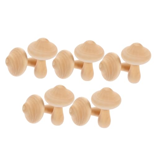 MUELODSIC 10 Stück Teiliges Holzpilz Dekore zum Selbstbemalen DIY Pilzmodelle für Kreative Handmalerei Pädagogisches Bastelspielzeug zur und Kinderzimmerdekoration MUELODSIC 10 Stück Teiliges Holzpilz Dekore zum Selbstbemalen DIY Pilzmodelle für Kreative Handmalerei Pädagogisches Bastelspielzeug zur und Kinderzimmerdekoration von MUELODSIC