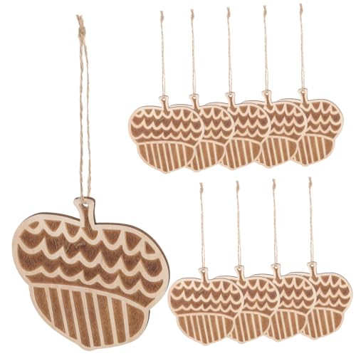MUELODSIC 10 Stück Teiliges Konische Unbehandelte Holzrohlinge zum Basteln Glatte Oberfläche DIY bemalung Kreative Holzscheiben für Familienprojekte Hängbare Dekoration MUELODSIC 10 Stück Teiliges Konische Unbehandelte Holzrohlinge zum Basteln Glatte Oberfläche DIY bemalung Kreative Holzscheiben für Familienprojekte Hängbare Dekoration von MUELODSIC