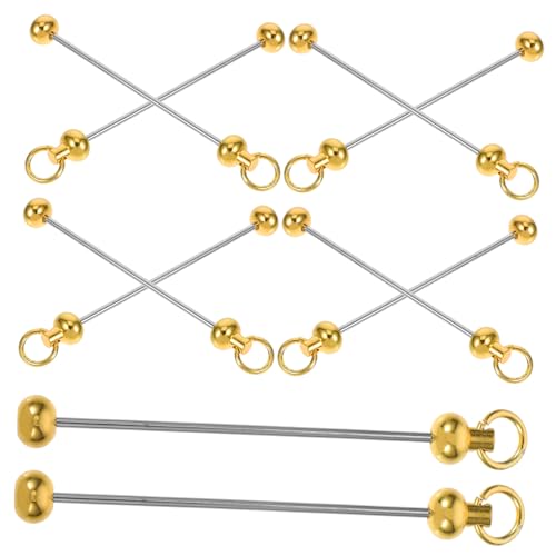MUELODSIC 10 Stück Teiliges Metall Schlüsselanhänger Rohlinge Metallic Farben Diy Schmuck Bastelzubehör für Schlüsselanhänger und Anhänger Gestalten von MUELODSIC