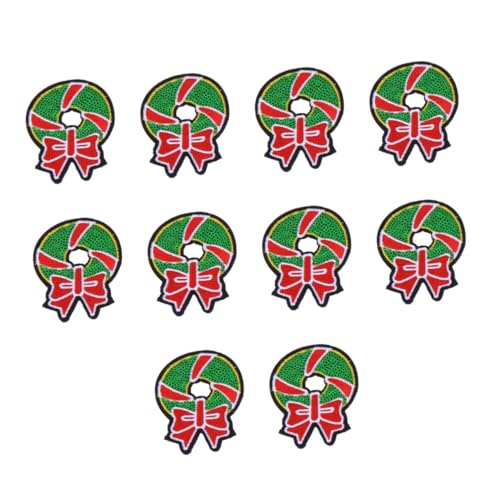 MUELODSIC 10 Stück Teiliges Pailletten Weihnachtsmann Aufnäher zum Aufbügeln Bunte Gestickte Applikationen für Kleidung Jeans DIY Weihnachtsdeko Modische Stoffpatches MUELODSIC 10 Stück Teiliges Pailletten Weihnachtsmann Aufnäher zum Aufbügeln Bunte Gestickte Applikationen für Kleidung Jeans DIY Weihnachtsdeko Modische Stoffpatches von MUELODSIC