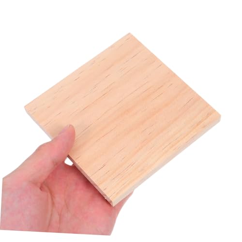 MUELODSIC 10 Stück Teiliges Quadratische Rohholzplatten aus Naturholz Unbehandelt Stapelbar für DIY Bastelarbeiten Malen Gravieren Holzbrand Kompatibel mit Acrylfarben und Holzbeize MUELODSIC 10 Stück Teiliges Quadratische Rohholzplatten aus Naturholz Unbehandelt Stapelbar für DIY Bastelarbeiten Malen Gravieren Holzbrand Kompatibel mit Acrylfarben und Holzbeize von MUELODSIC
