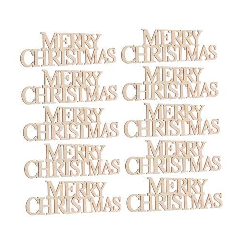 MUELODSIC 10 Stück Teiliges Weihnachts Holzausschnitte Unvollendete Holzbuchstaben Vielseitige DIY Dekorationen für Weihnachtsbaum Geschenke Party Natürliche Holzscheiben für Kreative MUELODSIC 10 Stück Teiliges Weihnachts Holzausschnitte Unvollendete Holzbuchstaben Vielseitige DIY Dekorationen für Weihnachtsbaum Geschenke Party Natürliche Holzscheiben für Kreative von MUELODSIC