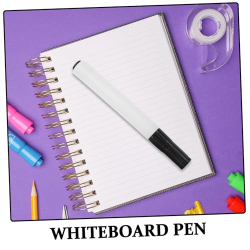 MUELODSIC 10 Stück Teiliges Whiteboard Marker Nachfüllbare Schwarze Stifte mit Feiner Spitze Abwischbar Wasserbasiert Langlebig und Stilvoll für Tafel Fenster und Bürogebrauch von MUELODSIC