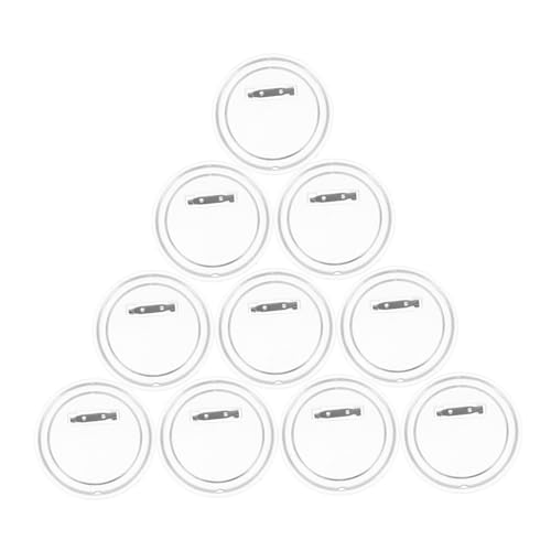 MUELODSIC 10 Stück Transparente Button Anstecker Benutzerdefinierte Pins Mit Foto Pin Maker Mit Sternen Sublimations Pins Buttons Button Pins Für Rucksäcke Pins Bild Blanke Pins von MUELODSIC