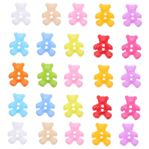 MUELODSIC 100 Stück Bunte Kunststoff Bär Buttons für Nähen und Basteln Flache Tierförmige Dekoknöpfe für Kleidung Scrapbooking Diy Kunstprojekte Kleine Tier Nähknöpfe für Kreative MUELODSIC 100 Stück Bunte Kunststoff Bär Buttons für Nähen und Basteln Flache Tierförmige Dekoknöpfe für Kleidung Scrapbooking Diy Kunstprojekte Kleine Tier Nähknöpfe für Kreative von MUELODSIC