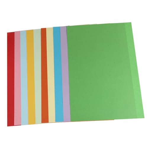 MUELODSIC 100 Stück Buntes Bastelpapier DIY Papier für Mixed Farben für Origami Bastelprojekte und Kreative Aktivitäten von MUELODSIC