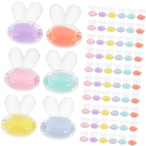 MUELODSIC 100 Stück Cartoon Kaninchen Spacer Perlen Diy Bastelbedarf für Schmuckherstellung für Armbänder und Projekte MUELODSIC 100 Stück Cartoon Kaninchen Spacer Perlen Diy Bastelbedarf für Schmuckherstellung für Armbänder und Projekte von MUELODSIC