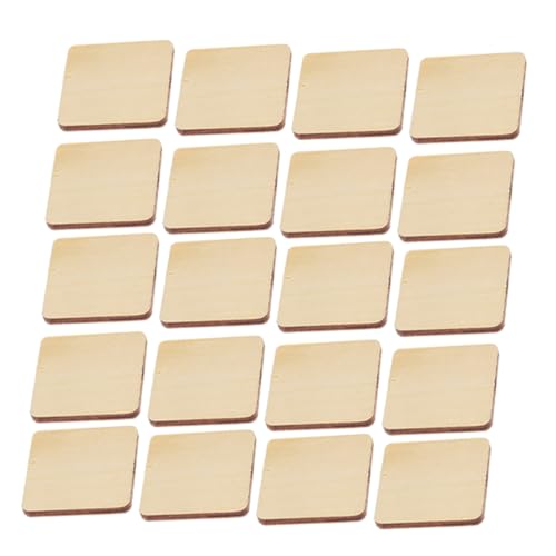 MUELODSIC 100 Stück DIY Holzplatten Holzschnitt für Bastelarbeiten Unbehandelte Holzstücke zum Bemalen Holzfliesen für Projekte MUELODSIC 100 Stück DIY Holzplatten Holzschnitt für Bastelarbeiten Unbehandelte Holzstücke zum Bemalen Holzfliesen für Projekte von MUELODSIC