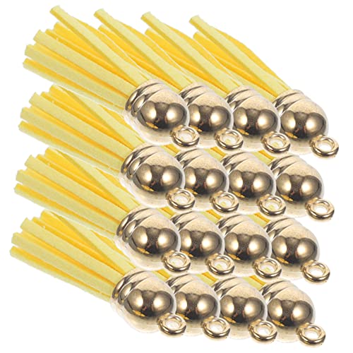 MUELODSIC 100 Stück Farbige Lederquasten Für Trendige Charms Kleine Schlüsselanhänger DIY Zubehör Basteln Geldbörsen Hängende Lederquasten Dekorative Lederquasten Lesezeichenquasten MUELODSIC 100 Stück Farbige Lederquasten Für Trendige Charms Kleine Schlüsselanhänger DIY Zubehör Basteln Geldbörsen Hängende Lederquasten Dekorative Lederquasten Lesezeichenquasten von MUELODSIC