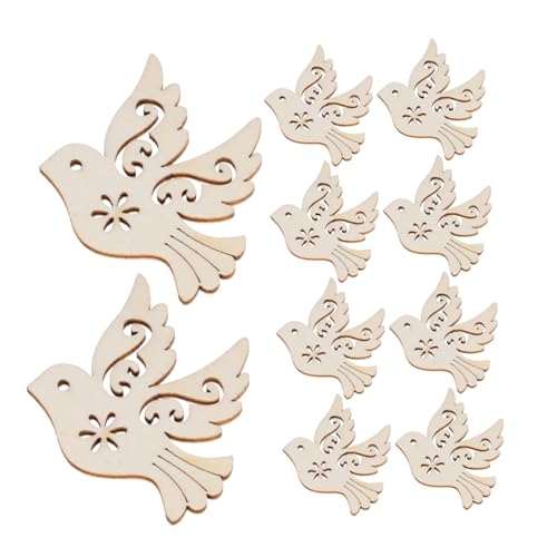 MUELODSIC 100 Stück Frieden Taube Ornamente Hohle Vogelanhänger DIY Bastelset Natürliche Scheiben für Wandkunst Inneneinrichtung und Kreative Figuren MUELODSIC 100 Stück Frieden Taube Ornamente Hohle Vogelanhänger DIY Bastelset Natürliche Scheiben für Wandkunst Inneneinrichtung und Kreative Figuren von MUELODSIC