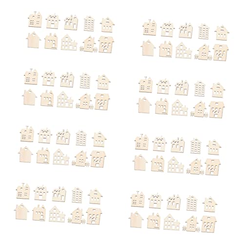 MUELODSIC 100 Stück Holzscheiben Hausform Unvollendete Holzplättchen für DIY Projekte Malen und Basteln für Kreative Kinderaktivitäten ca Vielseitige Holzdekoration MUELODSIC 100 Stück Holzscheiben Hausform Unvollendete Holzplättchen für DIY Projekte Malen und Basteln für Kreative Kinderaktivitäten ca Vielseitige Holzdekoration von MUELODSIC