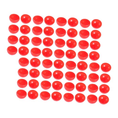 MUELODSIC 100 Stück Rote Offene Bälle aus PVC Wiederbefüllbare Party Spielkugeln Bunte Kunststoffkugeln für Gewinnspiele und Feierlichkeiten Langlebig und Farbecht MUELODSIC 100 Stück Rote Offene Bälle aus PVC Wiederbefüllbare Party Spielkugeln Bunte Kunststoffkugeln für Gewinnspiele und Feierlichkeiten Langlebig und Farbecht von MUELODSIC