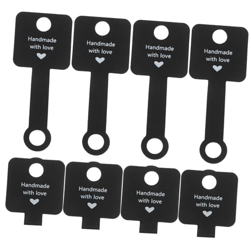 MUELODSIC 100 Stück Schmuck Display Karten Selbstklebend Schmuckverpackung Karten für Armbänder Ringe Halsketten Schmuckaufbewahrung und Präsentation für Hängung MUELODSIC 100 Stück Schmuck Display Karten Selbstklebend Schmuckverpackung Karten für Armbänder Ringe Halsketten Schmuckaufbewahrung und Präsentation für Hängung von MUELODSIC