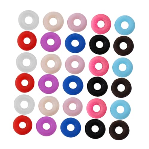 MUELODSIC 100 Stück Stopper Ringe aus Rutschfestem Gummi für Schmuckherstellung Farben Langlebige Armband Fixier ringe Vielseitig für DIY Perlen Armbänder und Halsketten Zubehör MUELODSIC 100 Stück Stopper Ringe aus Rutschfestem Gummi für Schmuckherstellung Farben Langlebige Armband Fixier ringe Vielseitig für DIY Perlen Armbänder und Halsketten Zubehör von MUELODSIC