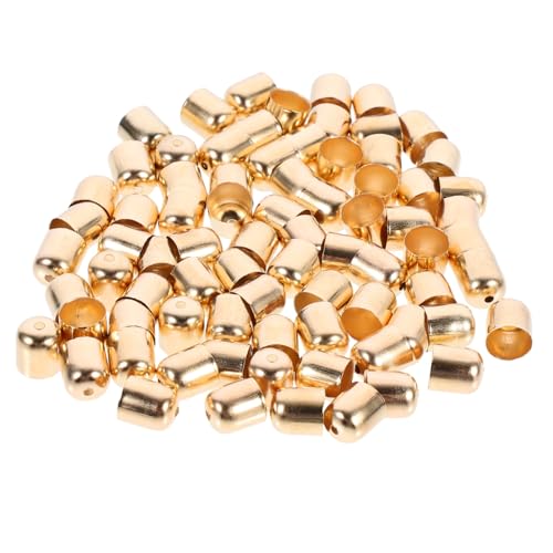 MUELODSIC 100 Stück Suede Endkappen Metall Ohrschmuck DIY Endperlen Quasten Kappen Langlebig Rostfrei für Schmuckherstellung Zubehör MUELODSIC 100 Stück Suede Endkappen Metall Ohrschmuck DIY Endperlen Quasten Kappen Langlebig Rostfrei für Schmuckherstellung Zubehör von MUELODSIC