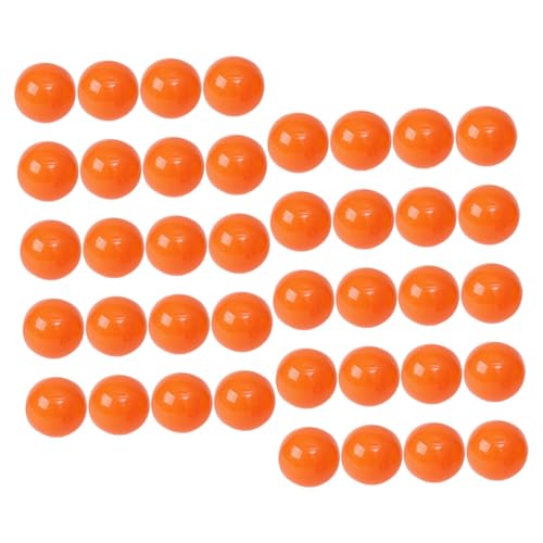MUELODSIC 100 Stück Teiliges Öffnungsbare Lotteriekugeln in Orange Leichte Party Picking Bälle zum Befüllen mit Süßigkeiten für Gewinnspiele Spiele und Veranstaltungsrequisiten von MUELODSIC