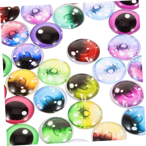 MUELODSIC 100 Stück Teiliges Simulierte Puppenaugen Glasaugen für Basteln DIY Handwerk Geeignet für Stofftiere Modelle Halloween Dekorationen und Kreative Kunstprojekte MUELODSIC 100 Stück Teiliges Simulierte Puppenaugen Glasaugen für Basteln DIY Handwerk Geeignet für Stofftiere Modelle Halloween Dekorationen und Kreative Kunstprojekte von MUELODSIC