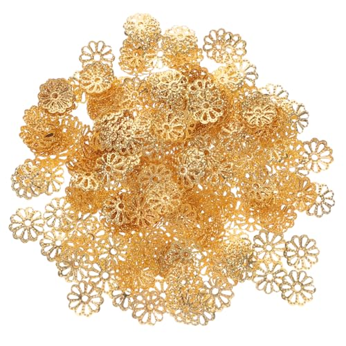 MUELODSIC 1000 Stück Metall Blumen Spacer Perlenkappen Vintage Schmuckzubehör für Armbänder und Halsketten Langlebige DIY Bastelperlen für Schmuckherstellung MUELODSIC 1000 Stück Metall Blumen Spacer Perlenkappen Vintage Schmuckzubehör für Armbänder und Halsketten Langlebige DIY Bastelperlen für Schmuckherstellung von MUELODSIC
