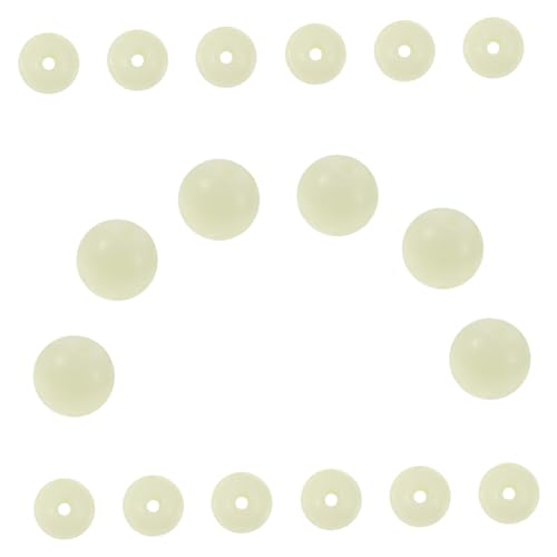 MUELODSIC 100Stücke Luminöse Glasperlen für Schmuckherstellung Kristallperlen für Armbänder und Halsketten für DIY Handwerk und MUELODSIC 100Stücke Luminöse Glasperlen für Schmuckherstellung Kristallperlen für Armbänder und Halsketten für DIY Handwerk und von MUELODSIC