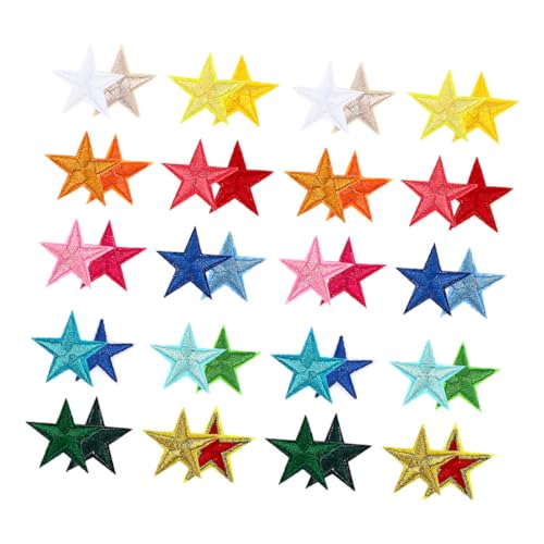 MUELODSIC 102 Stück Teiliges Stern Aufnäher zum Aufbügeln Bunte Polyester Patches für DIY Kleidung Jacken Hüte Rucksäcke Vielseitige Stern Flicken für Kreative Reparaturen und Dekorationen MUELODSIC 102 Stück Teiliges Stern Aufnäher zum Aufbügeln Bunte Polyester Patches für DIY Kleidung Jacken Hüte Rucksäcke Vielseitige Stern Flicken für Kreative Reparaturen und Dekorationen von MUELODSIC