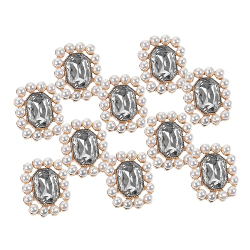 MUELODSIC 10Stücke Metallknöpfe für DIY Nähprojekte Dekorative Wasserdiamant Knöpfe für Strickjacken Kleider und Bastelarbeiten Vielseitig für Nähideen MUELODSIC 10Stücke Metallknöpfe für DIY Nähprojekte Dekorative Wasserdiamant Knöpfe für Strickjacken Kleider und Bastelarbeiten Vielseitig für Nähideen von MUELODSIC