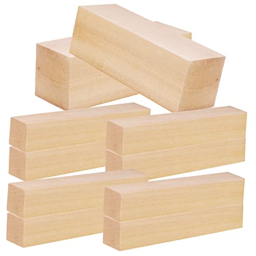 MUELODSIC 10Stücke Unvollendete Schnitzblöcke Lindenholz Holzblöcke für Holzprojekte Schnitzen und Basteln DIY Holzhandwerk MUELODSIC 10Stücke Unvollendete Schnitzblöcke Lindenholz Holzblöcke für Holzprojekte Schnitzen und Basteln DIY Holzhandwerk von MUELODSIC