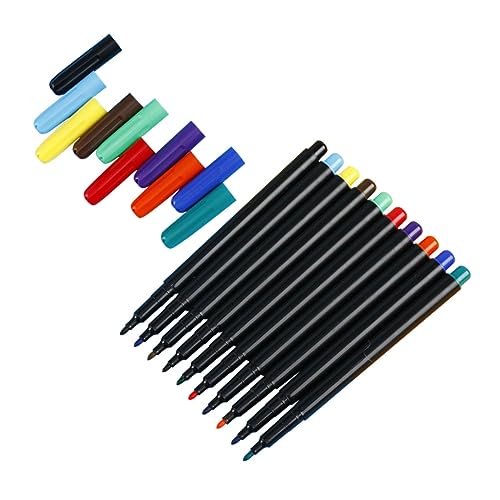 MUELODSIC 10Stücke Wasserlösliche Marker für Malstifte für Whiteboards Einfach zu Verwenden für Glatte Oberflächen für Feiertage MUELODSIC 10Stücke Wasserlösliche Marker für Malstifte für Whiteboards Einfach zu Verwenden für Glatte Oberflächen für Feiertage von MUELODSIC