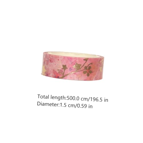 MUELODSIC 12 Stück Teiliges Japanisches Washi Tape pro Dekoratives Klebeband für DIY Basteln Scrapbooking Geschenkverpackung Planer und Kreative Projekte Gemischt von MUELODSIC