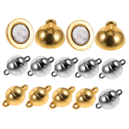 MUELODSIC 12 Stück Teiliges Magnetische Schmuckverschlüsse Langlebige Verschlüsse für DIY Halsketten und Armbänder Rostfrei Einfach zu Verbinden Vielseitig für Handgefertigten Schmuck MUELODSIC 12 Stück Teiliges Magnetische Schmuckverschlüsse Langlebige Verschlüsse für DIY Halsketten und Armbänder Rostfrei Einfach zu Verbinden Vielseitig für Handgefertigten Schmuck von MUELODSIC