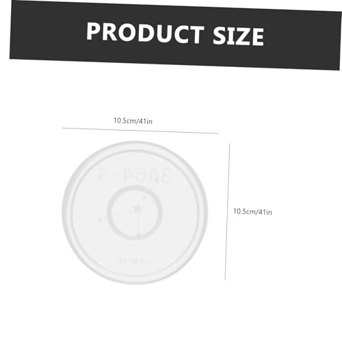 MUELODSIC 12 Stück Teiliges Silikonform für DIY Untersetzer Flexible Epoxidharz Gießform in Runder Motivform Langlebig und Praktisch für Kreative Resin Bastelarbeiten MUELODSIC 12 Stück Teiliges Silikonform für DIY Untersetzer Flexible Epoxidharz Gießform in Runder Motivform Langlebig und Praktisch für Kreative Resin Bastelarbeiten von MUELODSIC