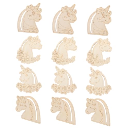 MUELODSIC 12 Stück Teiliges Unbemalte Einhorn Holzfiguren zum Bemalen DIY Bastelzubehör aus Holzscheiben Kleine Holztiere für Kreative Dekoration und Individuelle Gestaltung MUELODSIC 12 Stück Teiliges Unbemalte Einhorn Holzfiguren zum Bemalen DIY Bastelzubehör aus Holzscheiben Kleine Holztiere für Kreative Dekoration und Individuelle Gestaltung von MUELODSIC
