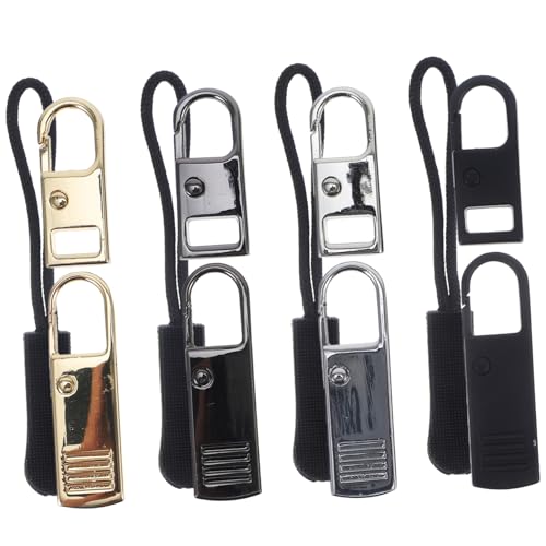 MUELODSIC 12 Stück Teiliges Zipper Reparatur Abnehmbare Reißverschlussköpfe Robust und Wiederverwendbar Einfaches Drücken ohne Werkzeug Passend für Kleidung Rucksäcke Koffer Jacken und MUELODSIC 12 Stück Teiliges Zipper Reparatur Abnehmbare Reißverschlussköpfe Robust und Wiederverwendbar Einfaches Drücken ohne Werkzeug Passend für Kleidung Rucksäcke Koffer Jacken und von MUELODSIC