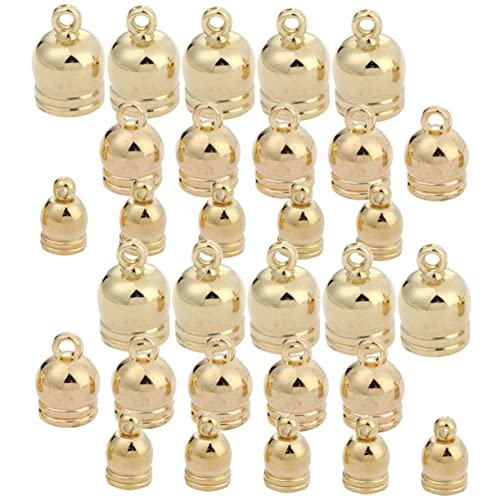 MUELODSIC 120 Stück Kordelendenkappen für DIY Tassel Armbänder Verchromte Endkappen für Schmuckherstellung und Kreative Projekte Verschiedene Zubehör MUELODSIC 120 Stück Kordelendenkappen für DIY Tassel Armbänder Verchromte Endkappen für Schmuckherstellung und Kreative Projekte Verschiedene Zubehör von MUELODSIC