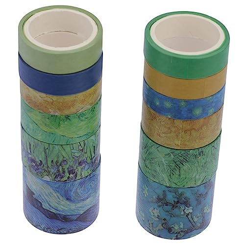 MUELODSIC 12Stücke Klebeband Set Dekoratives Washi Tape für DIY Projekte für Notizbücher Scrapbooking und Robustem Rohpapierzellstoff Leicht Abreißbar MUELODSIC 12Stücke Klebeband Set Dekoratives Washi Tape für DIY Projekte für Notizbücher Scrapbooking und Robustem Rohpapierzellstoff Leicht Abreißbar von MUELODSIC
