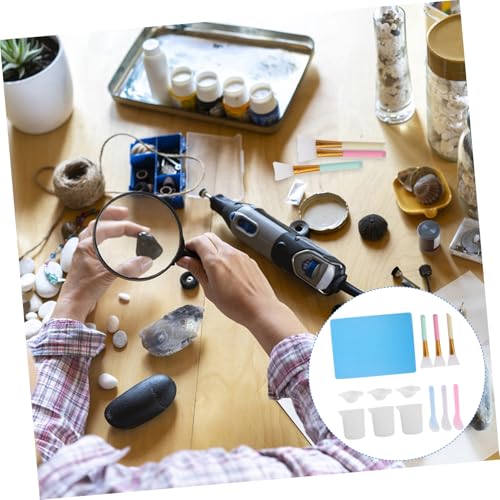 MUELODSIC 13 Stück Teiliges DIY Craft Tool Set mit Silikon Rührstäbchen Messbechern und Spatel für Epoxidharz Vielseitiges Gieß Mischset für Bastelarbeiten und Schmuckherstellung MUELODSIC 13 Stück Teiliges DIY Craft Tool Set mit Silikon Rührstäbchen Messbechern und Spatel für Epoxidharz Vielseitiges Gieß Mischset für Bastelarbeiten und Schmuckherstellung von MUELODSIC