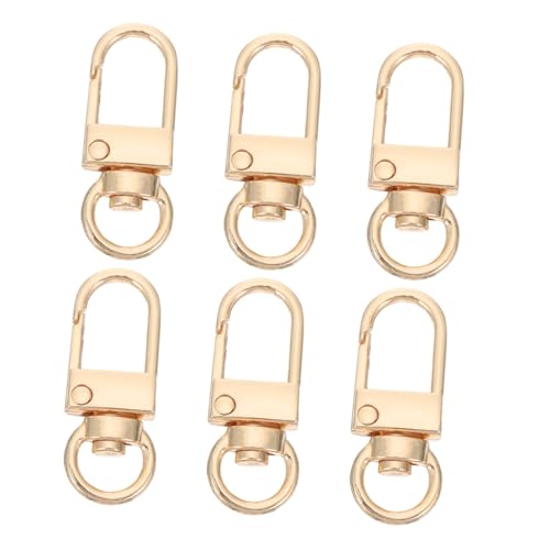 MUELODSIC 15 Stück Teiliges Metall Karabiner Drehgelenk Robuste Bag Snap Hooks aus Langlebiger Legierung Einfach zu Öffnen und Schließen für DIY Handtaschenriemen Schlüsselanhänger MUELODSIC 15 Stück Teiliges Metall Karabiner Drehgelenk Robuste Bag Snap Hooks aus Langlebiger Legierung Einfach zu Öffnen und Schließen für DIY Handtaschenriemen Schlüsselanhänger von MUELODSIC