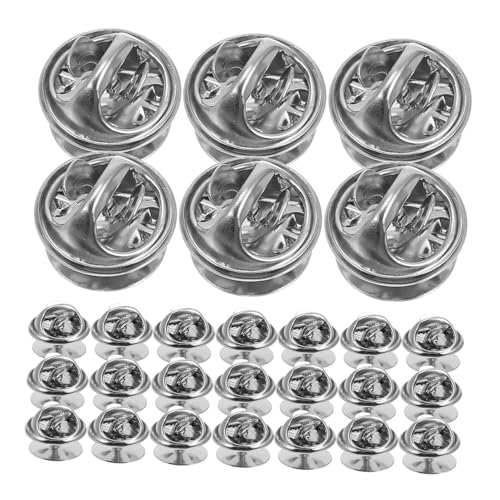 MUELODSIC 150 Sätze Schmetterlings Broschenverschluss Langlebige Pin Back Halter für Anstecker Namensschilder Reversnadeln Einfach zu Befestigen für DIY und Uniformen MUELODSIC 150 Sätze Schmetterlings Broschenverschluss Langlebige Pin Back Halter für Anstecker Namensschilder Reversnadeln Einfach zu Befestigen für DIY und Uniformen von MUELODSIC