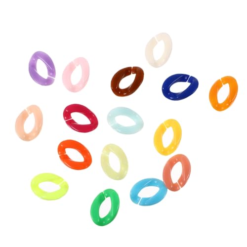 MUELODSIC 150 Stück Teiliges Acryl kettenglieder Transparente Schmuckverbinder für DIY Armbänder und Halsketten Schnelle Verbindung Farblich Gemischt Langlebig und Hautfreundlich MUELODSIC 150 Stück Teiliges Acryl kettenglieder Transparente Schmuckverbinder für DIY Armbänder und Halsketten Schnelle Verbindung Farblich Gemischt Langlebig und Hautfreundlich von MUELODSIC