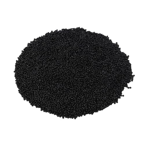 MUELODSIC 15000 Stück Schwarze Glasperlen zum Auffädeln DIY Perlen für Armbänder und Halsketten Bastelperlen für Schmuckherstellung Originelles Zubehör für Schmuck DIY und Bastelprojekte von MUELODSIC