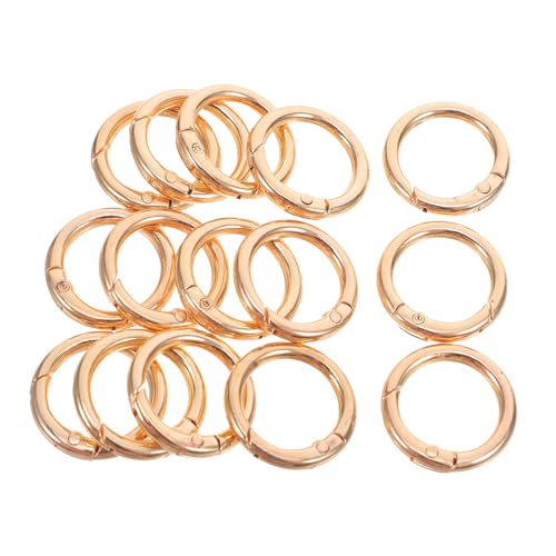 MUELODSIC 15Stücke Teiliges Schlüsselring Federringe Zinklegierung Polierte Ringe und Sprungringe Hypoallergen Praktische Karabiner für Schmuck Basteln und DIY Projekte MUELODSIC 15Stücke Teiliges Schlüsselring Federringe Zinklegierung Polierte Ringe und Sprungringe Hypoallergen Praktische Karabiner für Schmuck Basteln und DIY Projekte von MUELODSIC