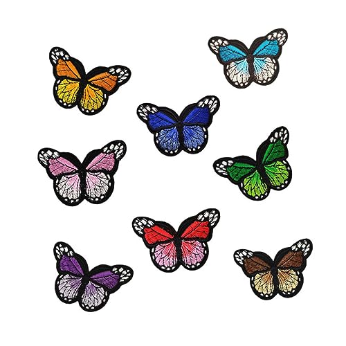 MUELODSIC 16 Stck Teiliges Bestickte Blumen Patches zum Aufbügeln Bunte Rosen Applikationen aus Stickstoffstoff Vielseitig für Jeans Taschen Hüte Schuhe und DIY Textilgestaltung von MUELODSIC