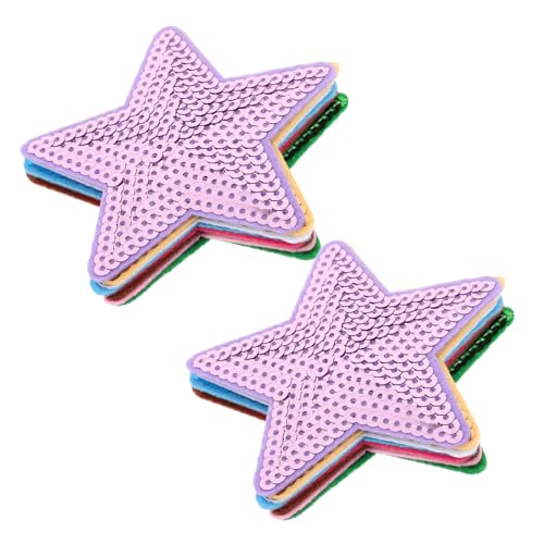 MUELODSIC 16 Stück Teiliges Glitzer Pailletten Stern Aufnäher zum Aufbügeln Fünfzackige Stickerei Patches für Kleidung Hüte Jeans DIY Stoffreparatur und Dekoration MUELODSIC 16 Stück Teiliges Glitzer Pailletten Stern Aufnäher zum Aufbügeln Fünfzackige Stickerei Patches für Kleidung Hüte Jeans DIY Stoffreparatur und Dekoration von MUELODSIC