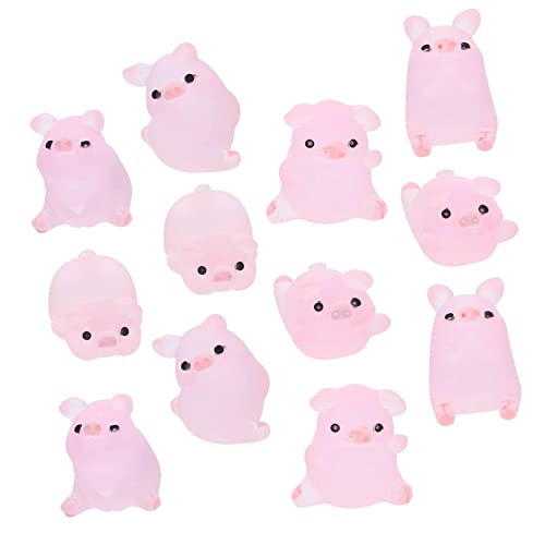 MUELODSIC 18 Stück Teiliges Resin Schwein DIY Charms Niedliche Kleine Ornamente für Schmuck und Handyhüllen Kreative für DIY Projekte Geschenkidee für Bastelfans und Handwerksliebhaber MUELODSIC 18 Stück Teiliges Resin Schwein DIY Charms Niedliche Kleine Ornamente für Schmuck und Handyhüllen Kreative für DIY Projekte Geschenkidee für Bastelfans und Handwerksliebhaber von MUELODSIC