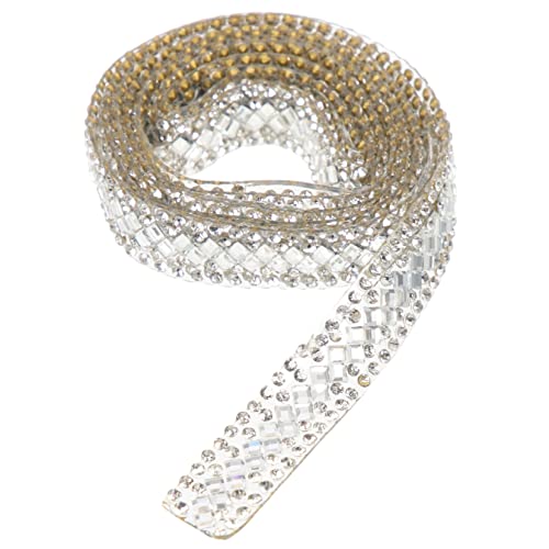 MUELODSIC 1Rolle Strassband Selbstklebend Hochtemperatur Heißschmelze für DIY Dekorationen für Kleidung Hochzeiten Taschen Schuhe und Mehr MUELODSIC 1Rolle Strassband Selbstklebend Hochtemperatur Heißschmelze für DIY Dekorationen für Kleidung Hochzeiten Taschen Schuhe und Mehr von MUELODSIC