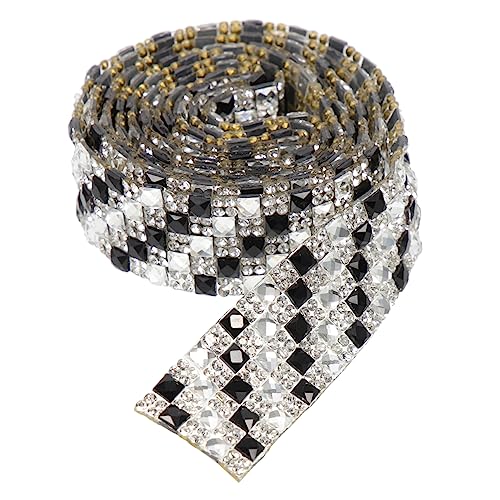 MUELODSIC 1Rolle Wasserdichtes Strassband für DIY Projekte Austauschbares Dekorationsmaterial für Hochzeiten Feste und Kunsthandwerk Lange Rolle mit Reihen MUELODSIC 1Rolle Wasserdichtes Strassband für DIY Projekte Austauschbares Dekorationsmaterial für Hochzeiten Feste und Kunsthandwerk Lange Rolle mit Reihen von MUELODSIC