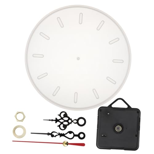 MUELODSIC 1Satz DIY Silikonform für Wanduhr Epoxid Gießform mit Zeigern Schmuckform für Hängeuhren und Langlebig für Bastelprojekte und von MUELODSIC