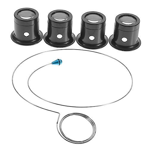 MUELODSIC 1Satz Lupe für Uhrenreparatur mit Ergonomischem Design Kopfmontierte Brillenlupe mit Stahlring für Juwelierarbeiten Klarer Visueller Komfortabel und Praktisch MUELODSIC 1Satz Lupe für Uhrenreparatur mit Ergonomischem Design Kopfmontierte Brillenlupe mit Stahlring für Juwelierarbeiten Klarer Visueller Komfortabel und Praktisch von MUELODSIC